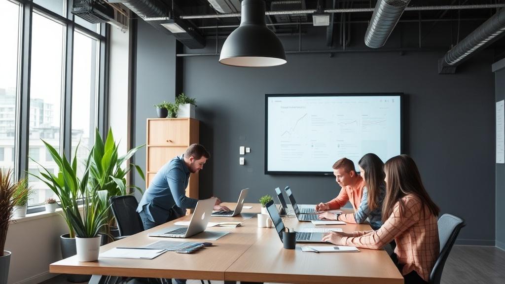 Photo of a marketing agency. Photo of a marketing agency.фото